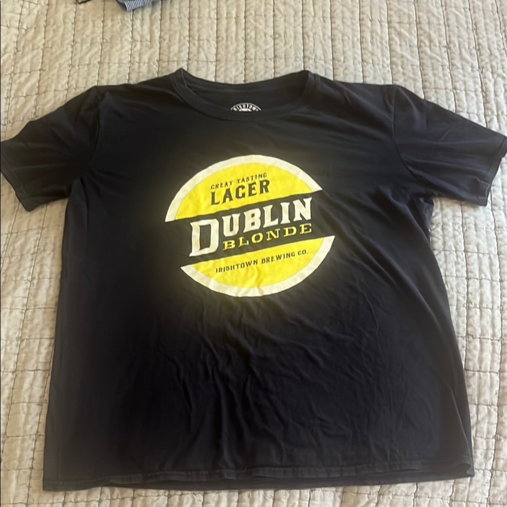 Black Dublin Blonde Lager T-Shirt actually from Ireland